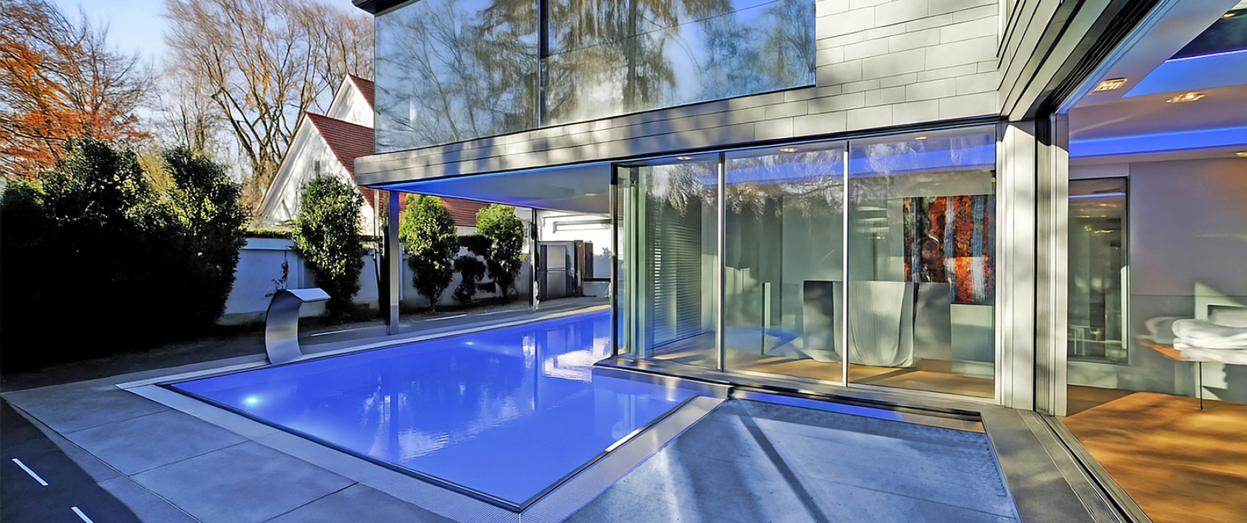 Ansicht einer Villa - fotografiert von Gerhard Blank Immobilienfotograf in München