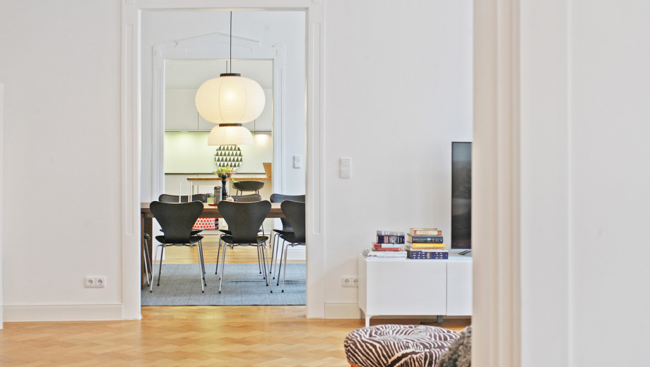 Innenansicht einer Altbauwohnung in München,  Gerhard Blank Immobilienfotograf