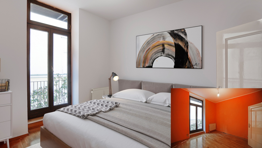 Foto einer leeren Wohnung.