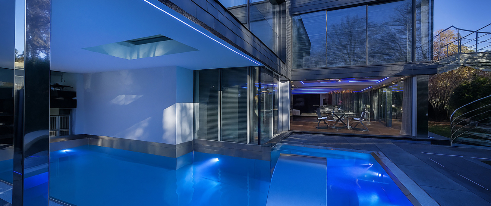 Ansicht einer Villa bei München