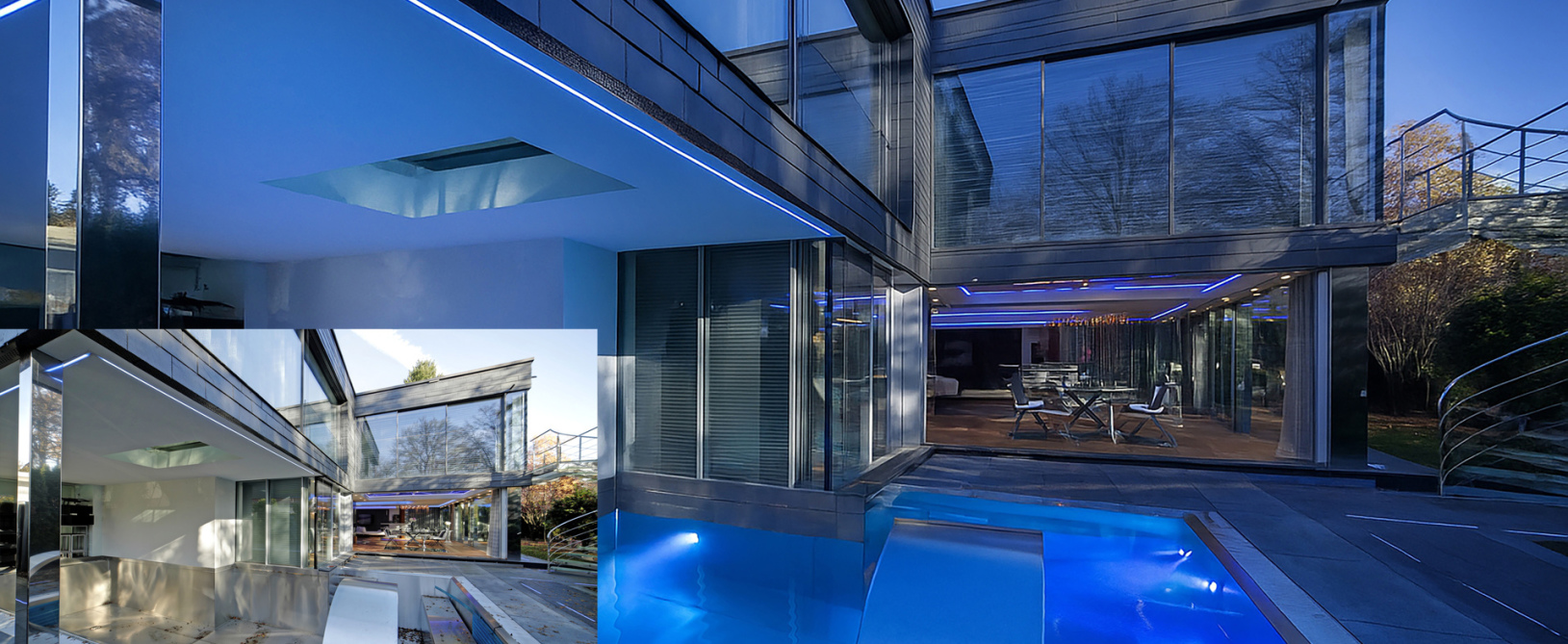 Photoshop an einer Villa bei München