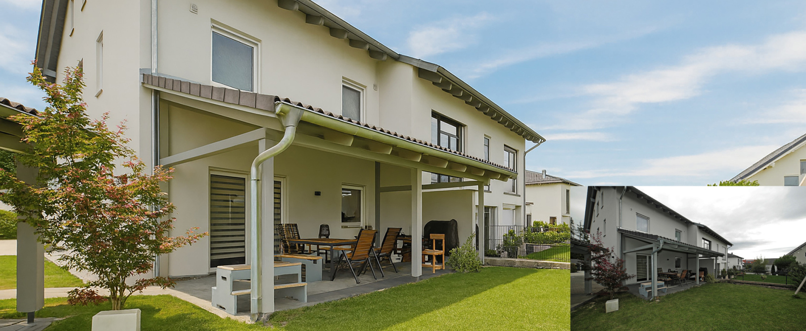 Bildbearbeitung an einer Baustelle