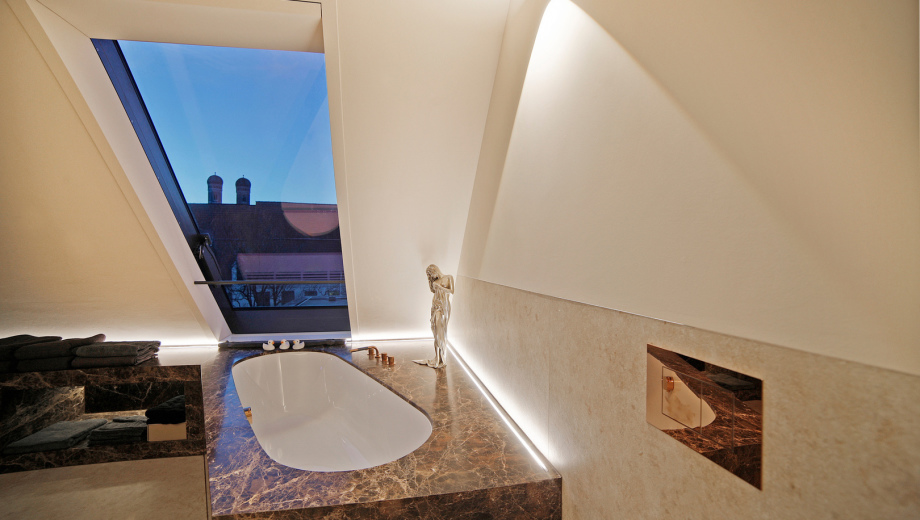 Innenansicht eines Loftes in München