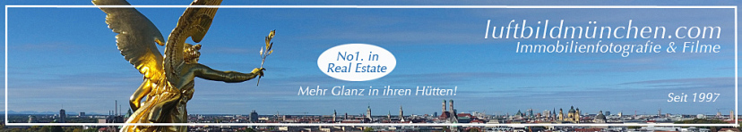 Immobilienfotografie in München, Gerhard Blank mit Drohnenfotograf, Fotodrohne, Luftaufnahmen